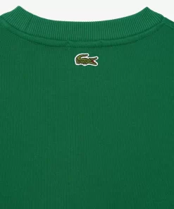 Lacoste Sweatshirts-Unisex Loose Fit Crocodile Badge Jogger Sweatshirt