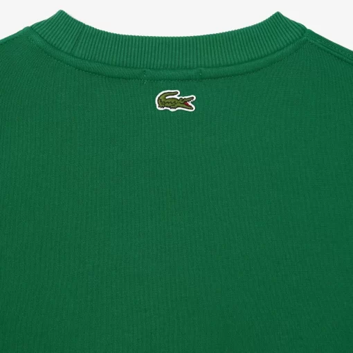 Lacoste Sweatshirts-Unisex Loose Fit Crocodile Badge Jogger Sweatshirt