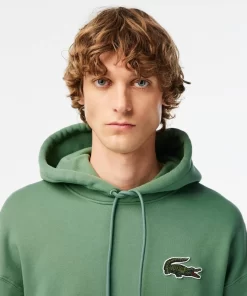 Lacoste Sweatshirts-Unisex Loose Fit Crocodile Badge Jogger Sweatshirt