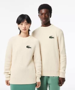 Lacoste Knitwear-Unisex Organic Cotton Crew Neck Sweater