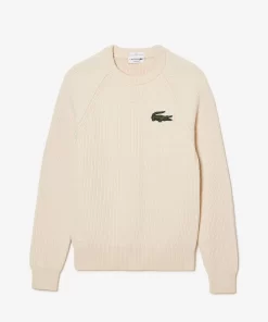 Lacoste Knitwear-Unisex Organic Cotton Crew Neck Sweater