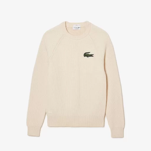 Lacoste Knitwear-Unisex Organic Cotton Crew Neck Sweater