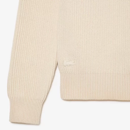 Lacoste Knitwear-Unisex Organic Cotton Crew Neck Sweater