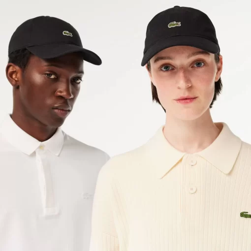 Lacoste Caps & Hats-Unisex Organic Cotton Twill Cap