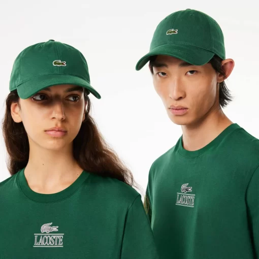 Lacoste Caps & Hats-Unisex Organic Cotton Twill Cap