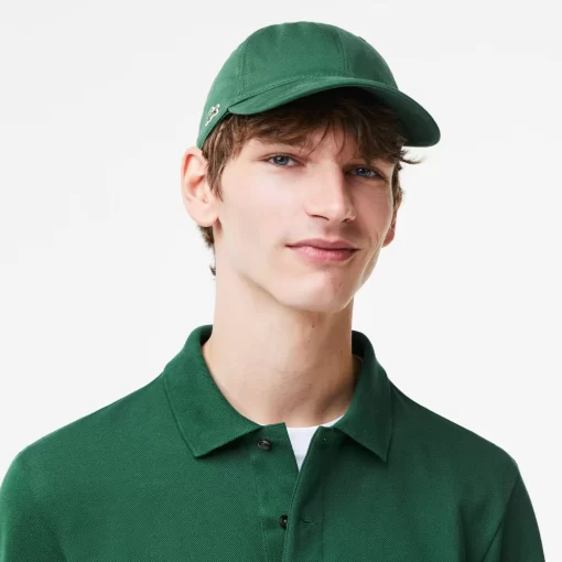 Lacoste Caps & Hats-Unisex Organic Cotton Twill Cap