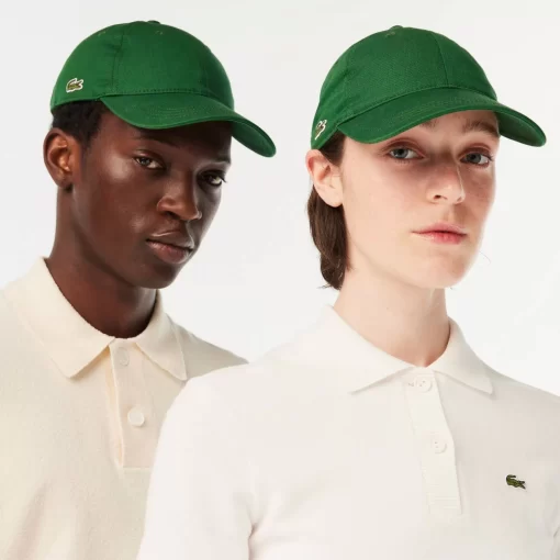 Lacoste Caps & Hats-Unisex Organic Cotton Twill Cap