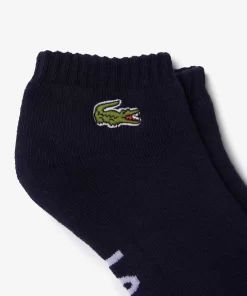 Lacoste Socks-Unisex Sport Branded Stretch Cotton Low-Cut Socks