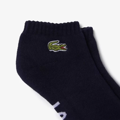 Lacoste Socks-Unisex Sport Branded Stretch Cotton Low-Cut Socks