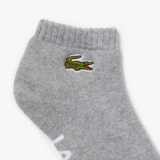 Lacoste Socks-Unisex Sport Branded Stretch Cotton Low-Cut Socks