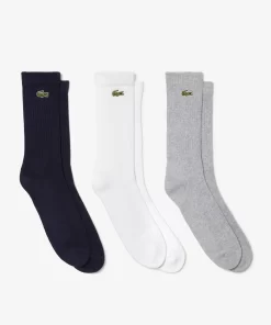 Lacoste Socks-Unisex Sport High-Cut Socks Three-Pack