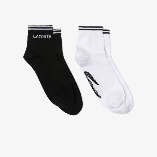 Lacoste Socks-Unisex Sport Low Cotton Sock 2-Pack