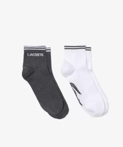 Lacoste Sport Clothing-Unisex Sport Low Cotton Sock 2-Pack