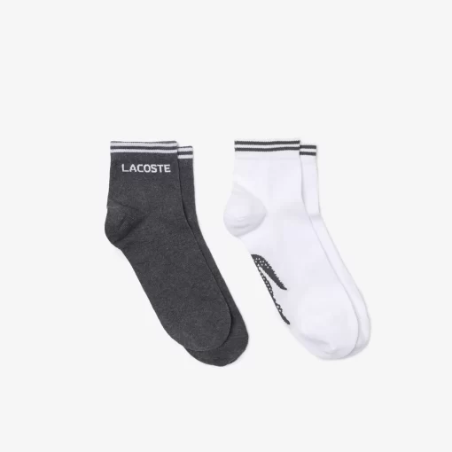 Lacoste Sport Clothing-Unisex Sport Low Cotton Sock 2-Pack