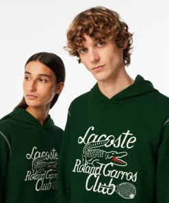 Lacoste Sport Clothing-Unisex Sport Roland Garros Edition Hoodie