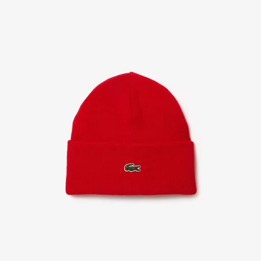 Lacoste Caps & Hats-Unisex Wool Beanie