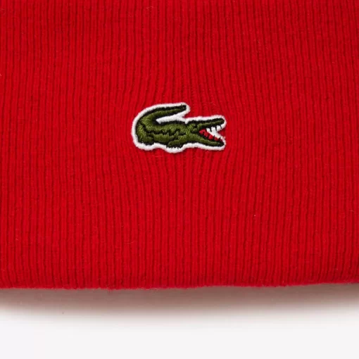 Lacoste Caps & Hats-Unisex Wool Beanie