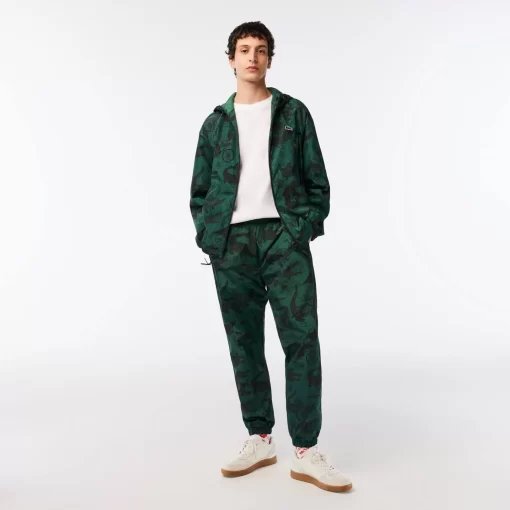 Lacoste Jackets & Coats-Unisex X Netflix Printed Hooded Jacket