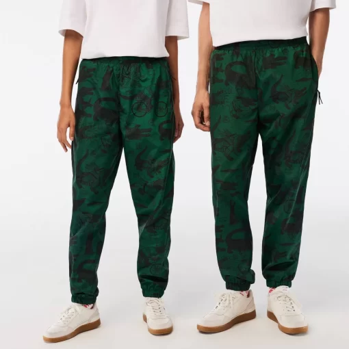 Lacoste Trousers & Shorts-Unisex X Netflix Printed Track Pants