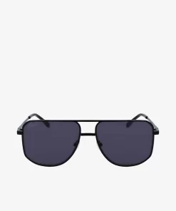 Lacoste Sunglasses-Unisex Metal Signature 101 Sunglasses