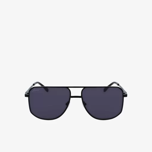 Lacoste Sunglasses-Unisex Metal Signature 101 Sunglasses