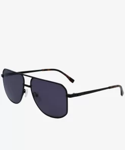 Lacoste Sunglasses-Unisex Metal Signature 101 Sunglasses