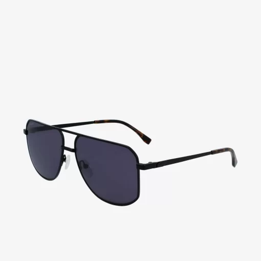 Lacoste Sunglasses-Unisex Metal Signature 101 Sunglasses