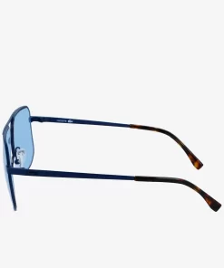 Lacoste Sunglasses-Unisex Metal Signature 101 Sunglasses