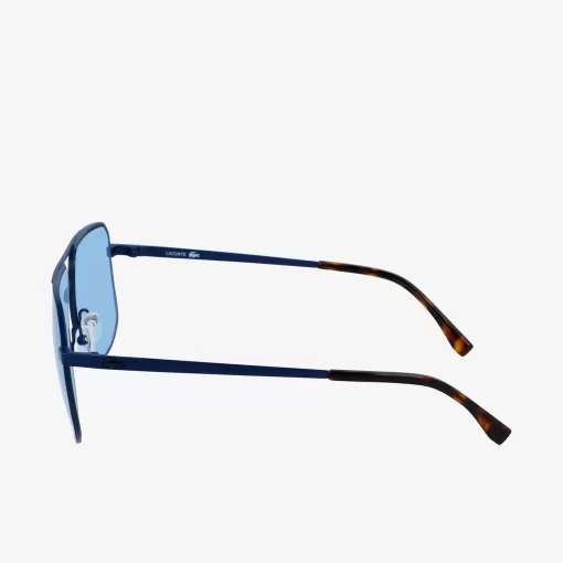 Lacoste Sunglasses-Unisex Metal Signature 101 Sunglasses