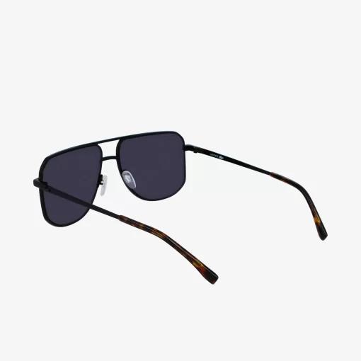 Lacoste Sunglasses-Unisex Metal Signature 101 Sunglasses