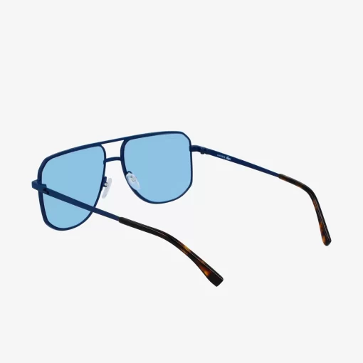 Lacoste Sunglasses-Unisex Metal Signature 101 Sunglasses