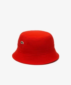 Lacoste Caps & Hats-Unisex Organic Cotton Bucket Hat