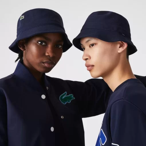 Lacoste Caps & Hats-Unisex Organic Cotton Bucket Hat