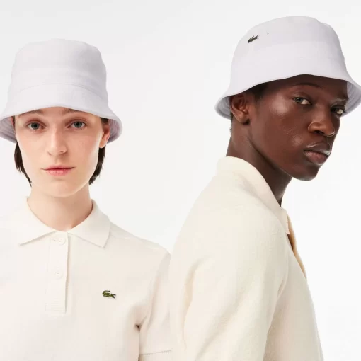 Lacoste Caps & Hats-Unisex Organic Cotton Bucket Hat