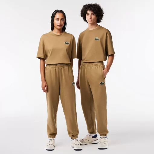 Lacoste Trousers & Shorts-Unisex Organic Cotton Fleece Jogger Trackpants