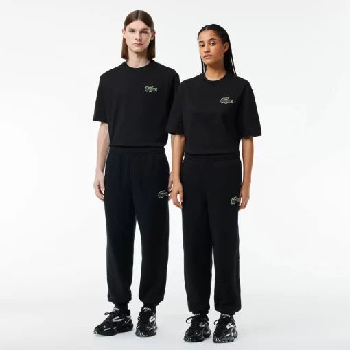 Lacoste Trousers & Shorts-Unisex Organic Cotton Fleece Jogger Trackpants