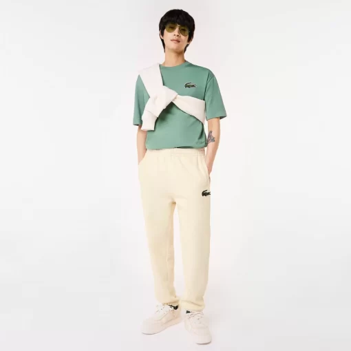 Lacoste Trousers & Shorts-Unisex Organic Cotton Fleece Jogger Trackpants