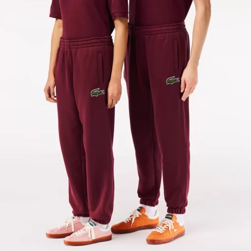 Lacoste Trousers & Shorts-Unisex Organic Cotton Fleece Jogger Trackpants