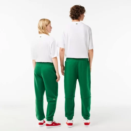 Lacoste Trousers & Shorts-Unisex Organic Cotton Fleece Jogger Trackpants