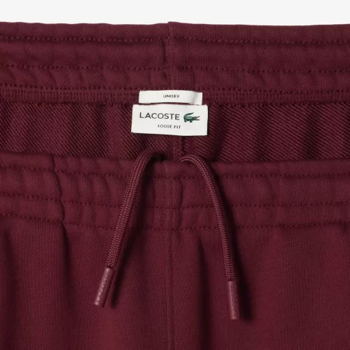 Lacoste Trousers & Shorts-Unisex Organic Cotton Fleece Jogger Trackpants