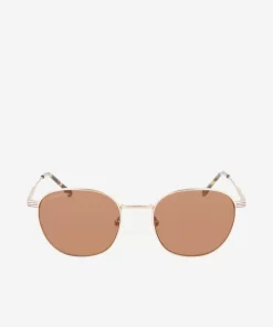 Lacoste Sunglasses-Unisex Oval Metal Metal Line Sunglasses