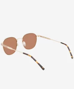 Lacoste Sunglasses-Unisex Oval Metal Metal Line Sunglasses