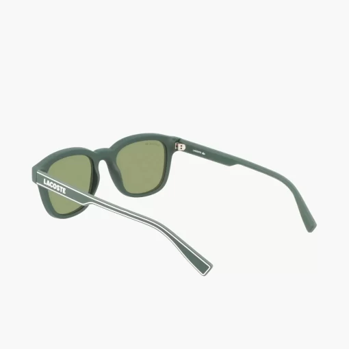 Lacoste Sunglasses-Unisex Rectangle Active Line Sunglasses