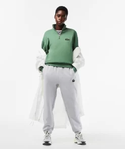 Lacoste Sweatshirts-Unisex Zip High Neck Organic Cotton Jogger Sweatshirt