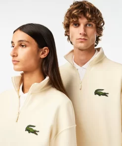 Lacoste Sweatshirts-Unisex Zip High Neck Organic Cotton Jogger Sweatshirt