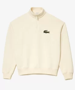 Lacoste Sweatshirts-Unisex Zip High Neck Organic Cotton Jogger Sweatshirt