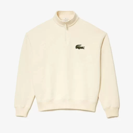 Lacoste Sweatshirts-Unisex Zip High Neck Organic Cotton Jogger Sweatshirt