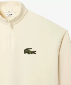 Lacoste Sweatshirts-Unisex Zip High Neck Organic Cotton Jogger Sweatshirt