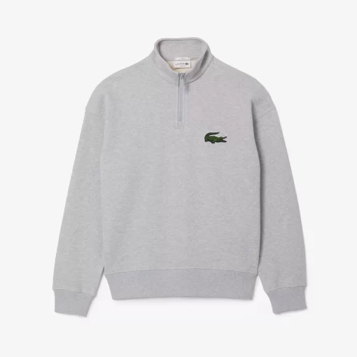 Lacoste Sweatshirts-Unisex Zip High Neck Organic Cotton Jogger Sweatshirt