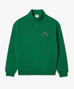 Lacoste Sweatshirts-Unisex Zip High Neck Organic Cotton Jogger Sweatshirt